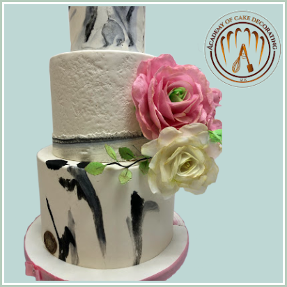 WAFER PAPER WEDDING CAKE