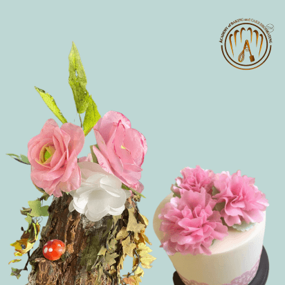 Learn How To Make A Pressed Edible Flower Cake - Sow ʼn Sow